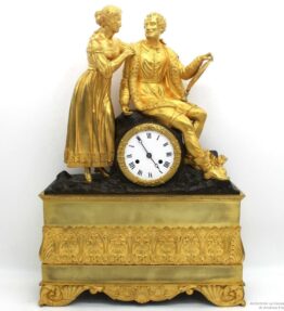 ANTIKE KAMINUHR TISCHUHR PENDEL CLOCK (h.55) - Charles X - BRONZE - 1820/1830 ca Uhren&schmuck  LUXONAR.com ANTIKE KAMINUHR TISCHUHR PENDEL CLOCK (h.55) - Charles X - BRONZE - 1820/1830 ca Wien Österreich Online Kaufen